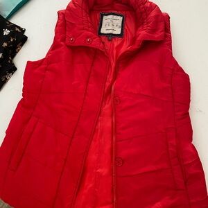 Jump Bright Red Quilted Vest